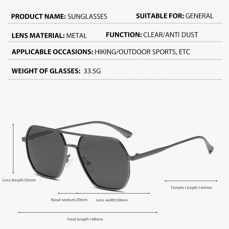 Men's sunglasses, new fashionable outdoor driving fishing sunglasses