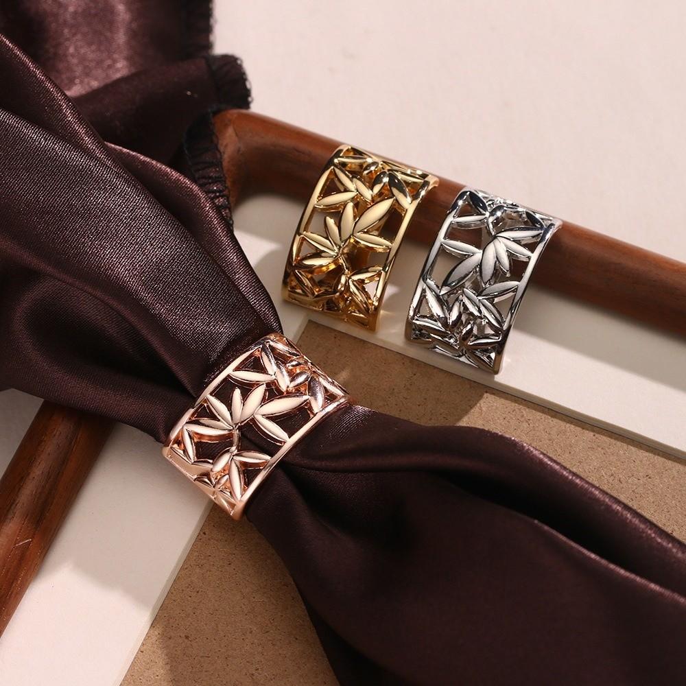 Zinc Zinc Zinc Alloy Metal Scarves Buckle Ring Arc Shape Scarves Brooches Decoration