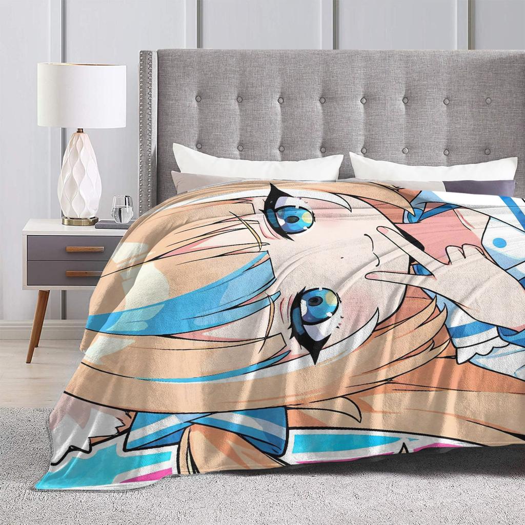 Sameko Saba Blanket Super Soft Street Trend Plush Throw Blanket For Couch Bed Travel Office Flannel Bedspread Bed Cover