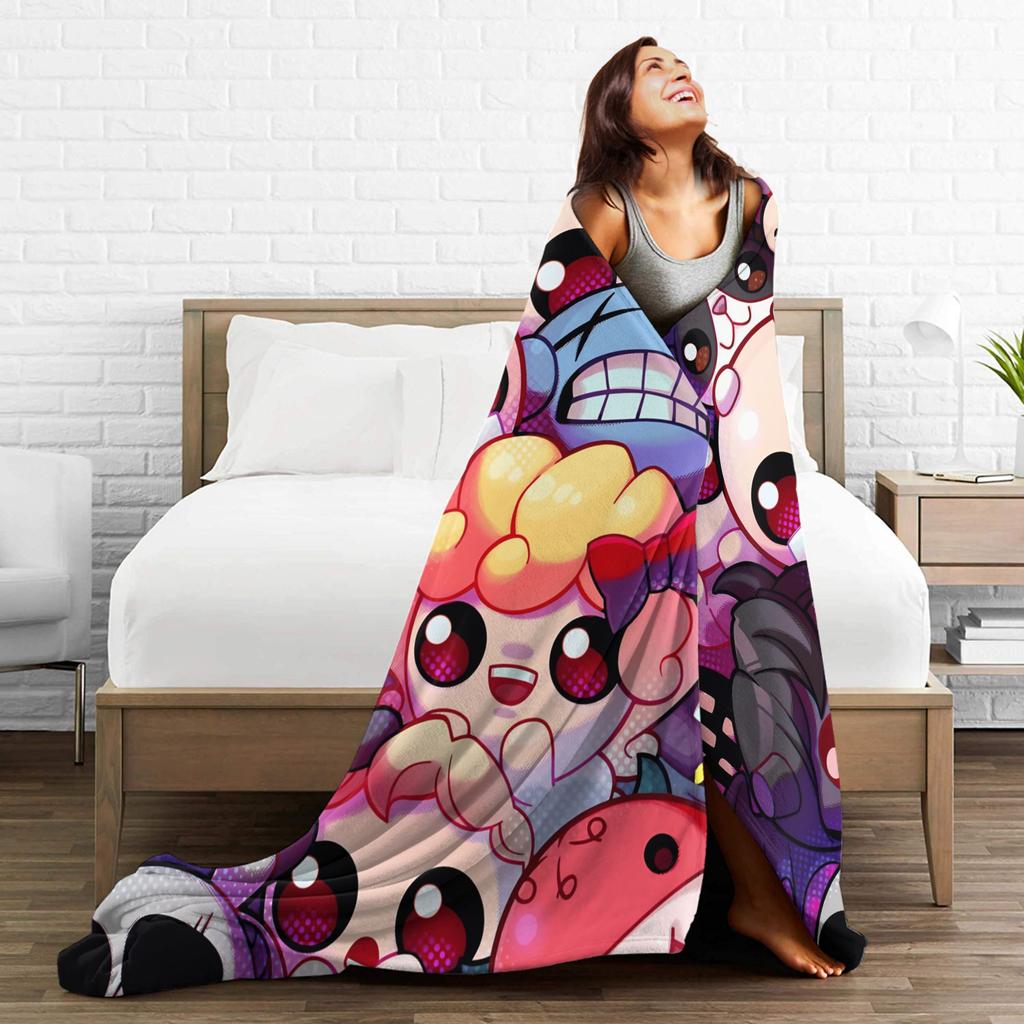 The Binding of Isaac Plush Blanket Kids Flannel Throw Blanket For Bedroom Soft Custom Quality Bedspread Gift
