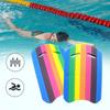 Kids Adults Rainbow Swimming Kick Board Foam Float Kick Board Pool Training Aid Float Hand Foam Board Tool