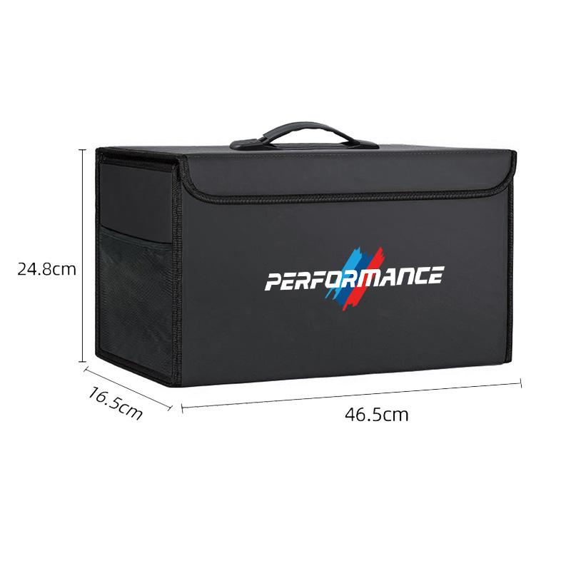 Large Capacity Leather Car Trunk Organizer Box Interior Toolbox For BMW X1 X2 X3 X5 X4 X6 X7 G30 G20 G32 G11 G12 F40 F30 F20 F10 QS4