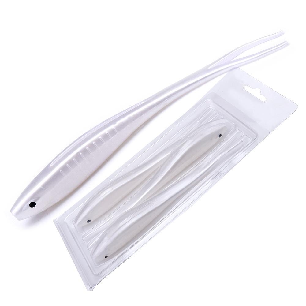 

3Pcs/Pack Premium Tpr Soft Lure 17Cm 18G Floating Soft Plastic Worm Bait Y-Tail Swimbait For Big Game Fishing Pike Bass Quality 17cm 18g
