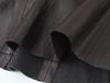 2026 Spring Leather Effect Belted Top & High-Waisted Slim Midi Skirt Set