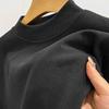 Intimo Uomo a Maniche Lunghe in Pile Doppio Lato - Collo Mezzo Alto, Tinta Unita; Camicia calda autunno/inverno