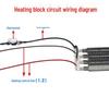 Wall-Mounted Bathroom Heater with Integrated Ceiling Ceramic PTC Element