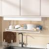 Kitchen Storage Shelf Suspended Organizer Rack Multifunction Modern Seasoning Racks Floating Wall Shelves Kitchens Acceesories