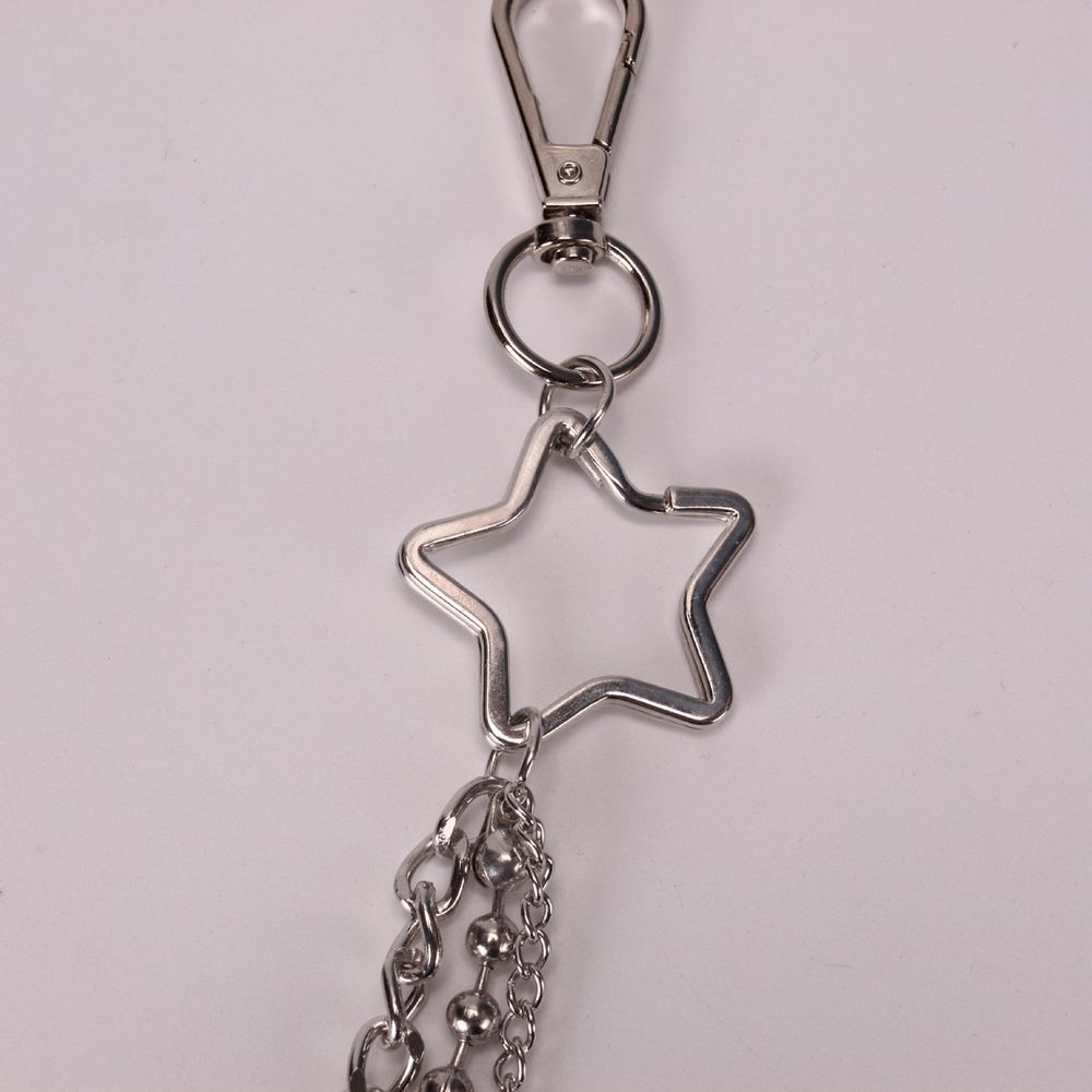 Double Layer Jewelry Gift Heart Female Belt Chain Metal Waist Chain Hollow Cross Punk Pants Chain