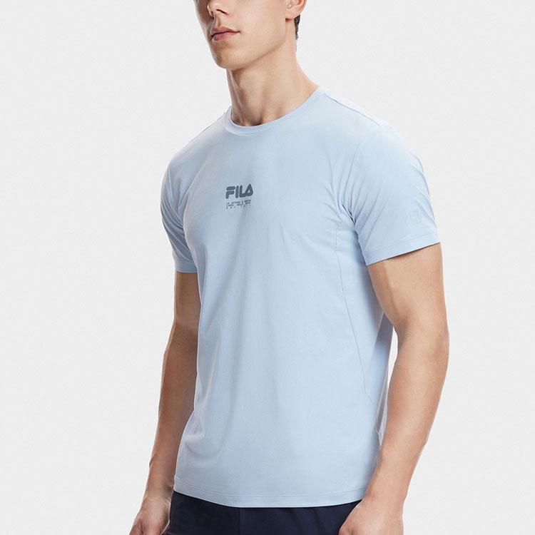 New FILA Fitness Series T Shirt Men's Alice Blue A11M421120FLB