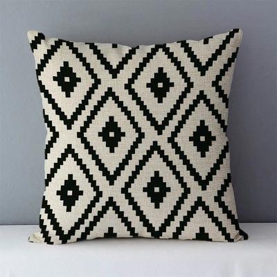 Quality Cozy Popular Geometric Couch Cushion Cover Home Decorative Pillows  For Bed Seat Back Cushions Bedding Pillowcase