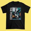 Message in A Bottle The Police Vollgröße schwarzes T-Shirt Geschenk Fanshirt B341