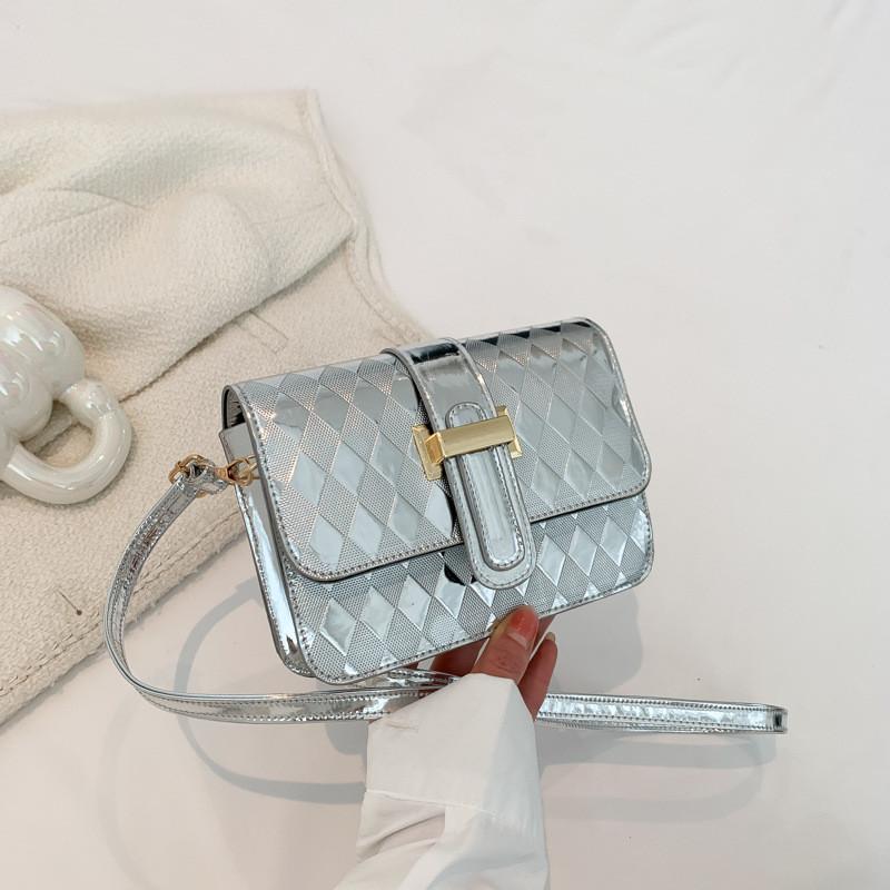 Fashionable Pu Leather Small Square Bag Elegant Crossbody Handbag For Daily Use