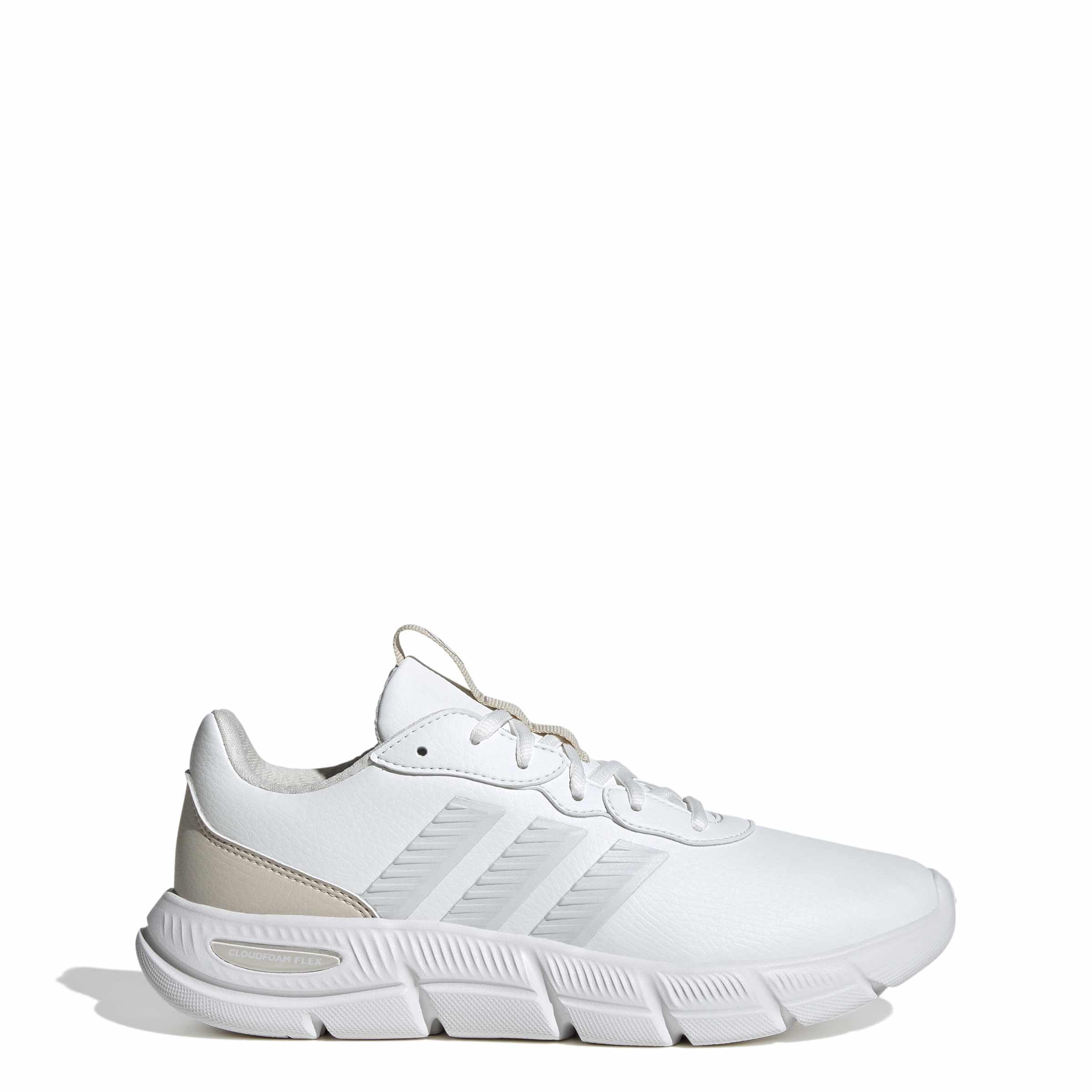 

Adidas Comfort FLEX Lace Sneakers for Core Linen Size cm Women, ONE34, White/Zero Metallic/Crystal (HQ4844), 25.5