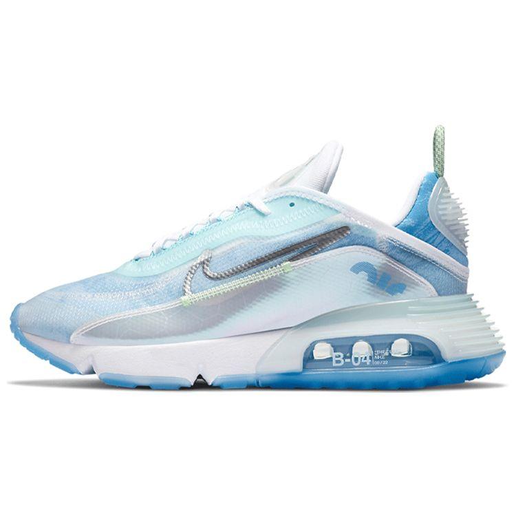 Nike Air Max 2090 Retro Fashion Fabric Low-Top Casual Running Shoes Women Sneaker Ice-Blue CZ8694-101