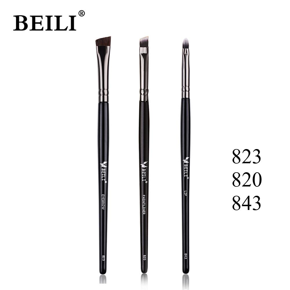 5 Pcs Brow Contour Makeup Brushes Eyebrow Eyeliner Brush Professional Super Thin Angled Liner Eye Brush Make Up Tools