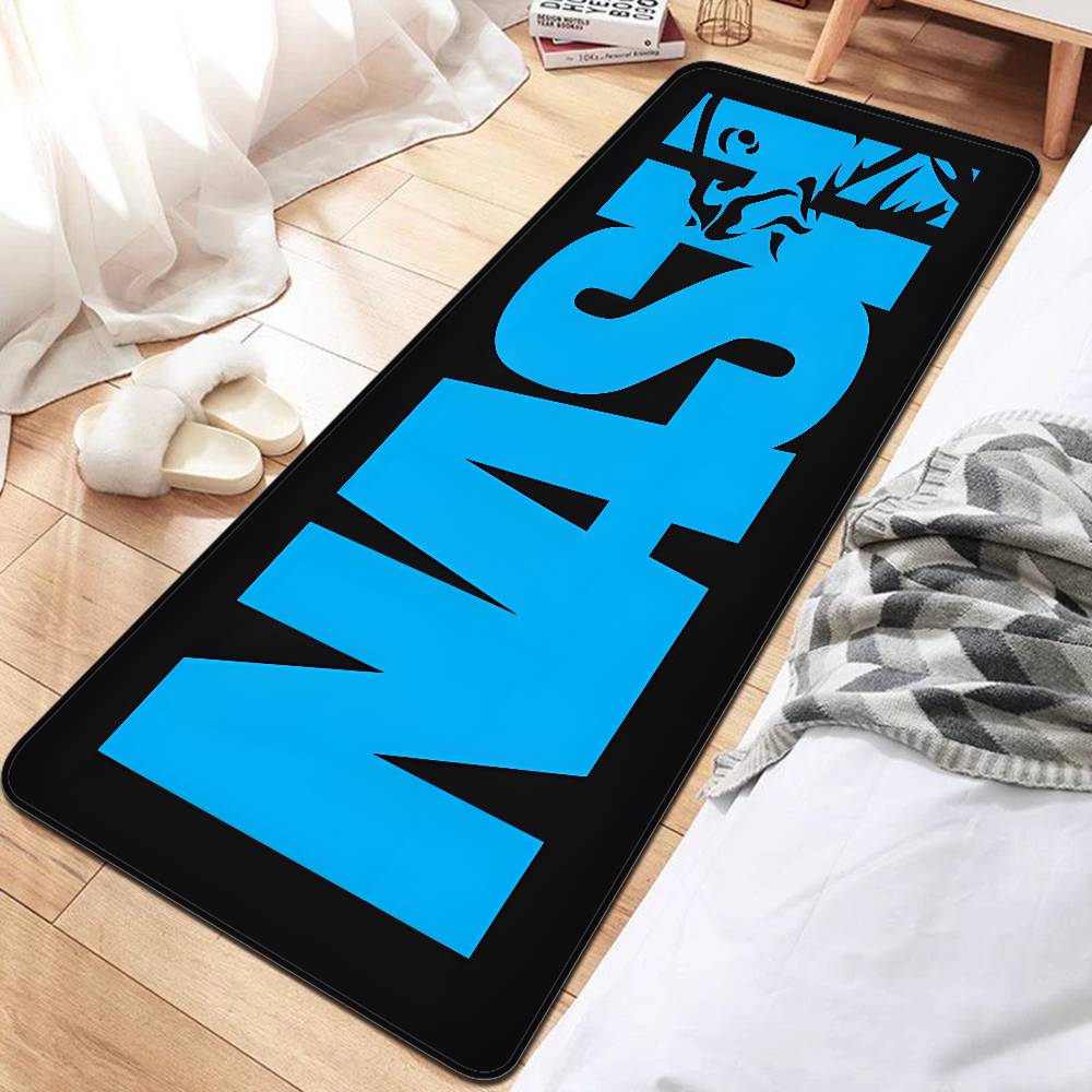 Nash Fishing Logo Floor Mat INS Style Soft Bedroom Floor House Laundry Room Mat Anti-skid Bedside Area Rugs