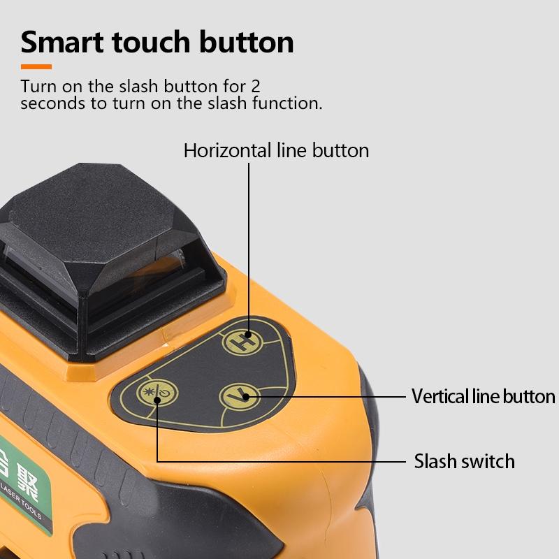 3D 12 Lines Green Cross Line Laser Level 360 Degree Rotation Auto Leveling Horizontal Vertical Laser Beam 532nm