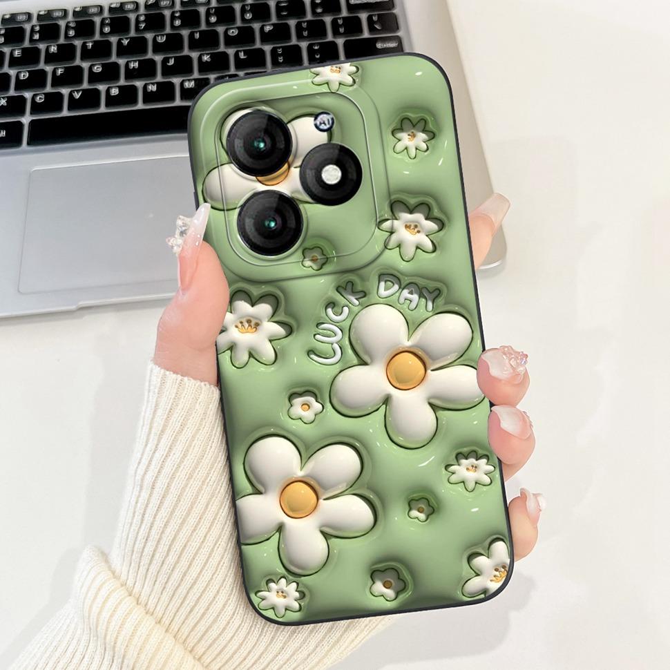 For Itel A70 A665L Case Soft Silicone Fashion Rabbit Phone Cover For Itel A 70 A70 Fundas ItelA70 Casing Shockproof Cover
