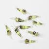 10Pcs Luminous Creative Soft Sea Fishing Prawn Lure Shrimp Fake Bait Hook Worm Silicone