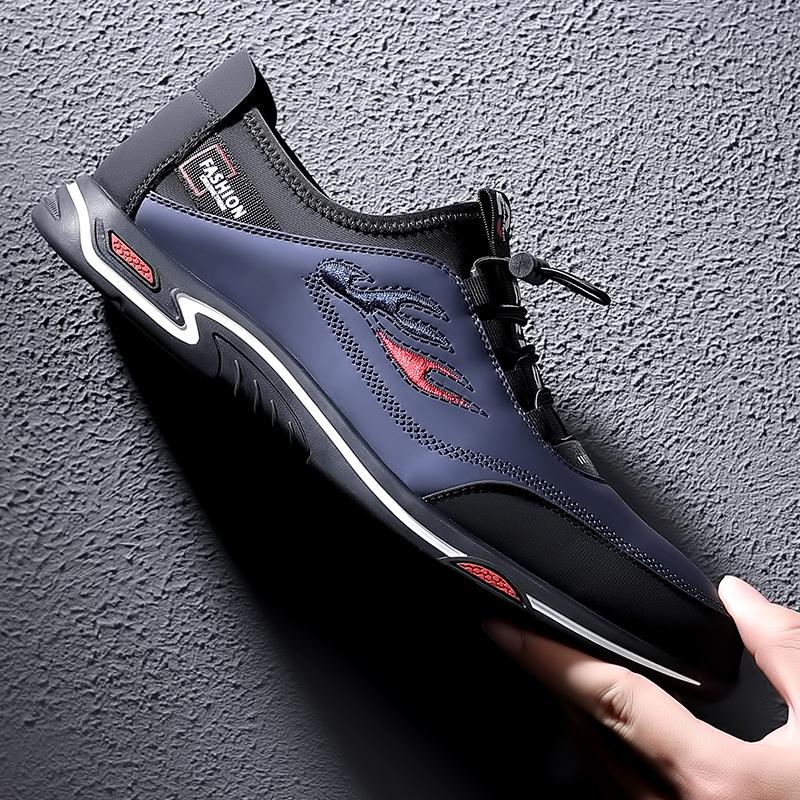 

Men s Handmade Leather Loafers Boots Fashi Ethnic Style Casual Shoes Comfortable Lightweight Breathable Mens Boots 44