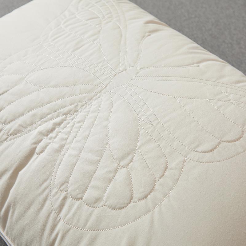 A-klasse Vlinder Zijde Geborduurde 3D Katoenen Hotelkussen - Moeder-Baby Kwaliteit