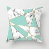 Ins Marble Geometric Print Square Pillow Cover Sofa Cushion Cover