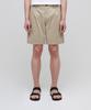 Wide Fit Chino Shorts [Beige]