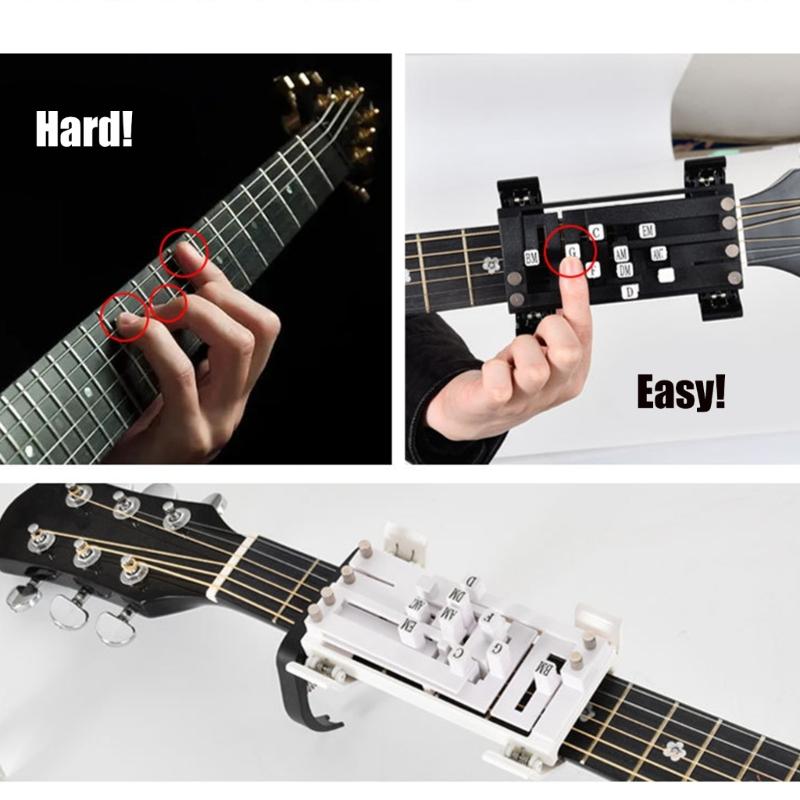 Guitar Learning with Chord Changing Tool Guitar Chord Learning Systems Quick Change Guitar Chords Guitar Training Device