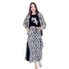 2024 Autumn Women's Fashion Print Casual Top and Skirt/Pants Set