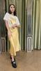 Satin Skirt MZR 20470 S Golden Color