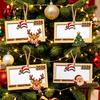 Wooden Ornament for Holiday Money 2Pcs Christmas Holder Hanging Cash, Xmas Tree Decoration, Reusable Cash Box Party Tabletop Decor Decorative Storage