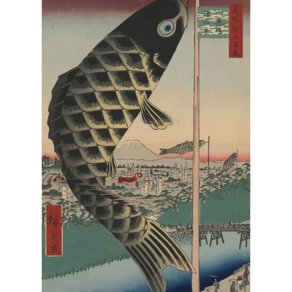 Japanese Landscape Ukiyo-e Kawase Hasui Artworks Art Poster Vintage Canvas Painting Wall Print Picture Room Home Decoration