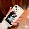 Soft Silicone Square Ladder Printing Pattern Phone Casing Full Cover Camera Shockproof Protection Rubber Case for Huawei Honor