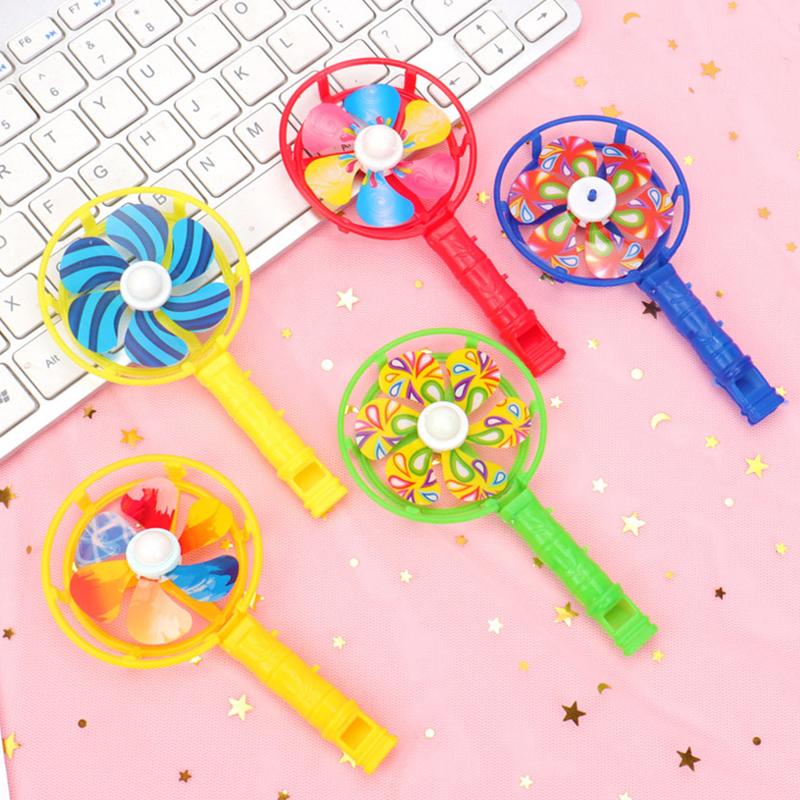 5-20PCS/Pack Assorted Colorful Whistle Fan Plastic Windmill Suitable for Party Goody Bag Fillers Game Rewards Gifts Keepsake ZYF