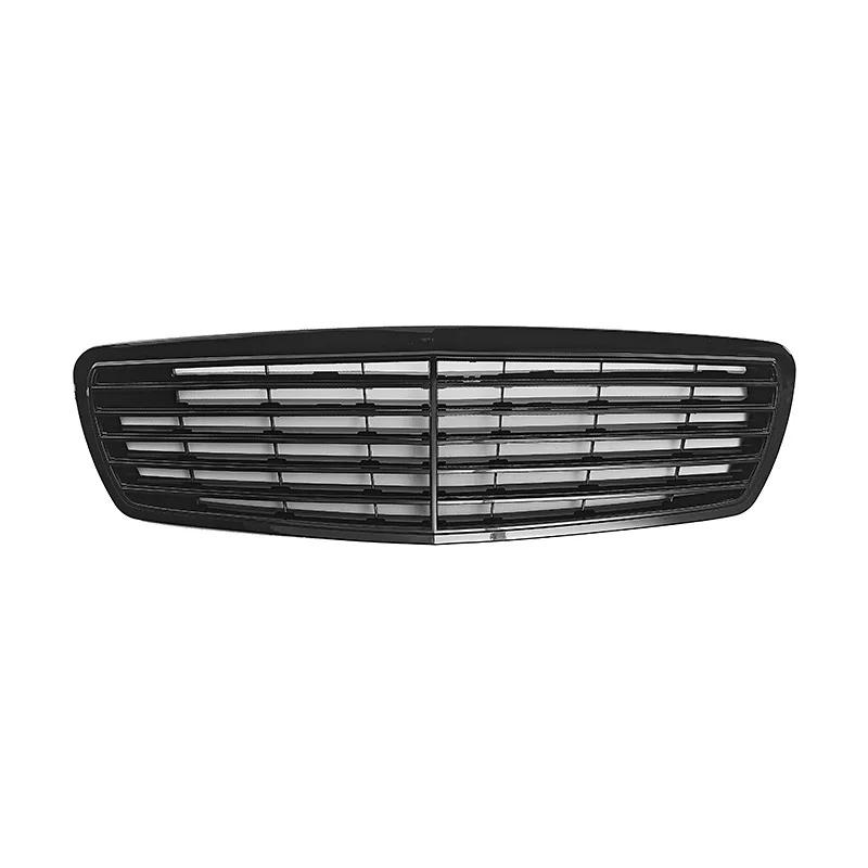 

Для Mercedes Benz E Class W211 E280 E320 E350 E400 E500 2002-2009 Высококачественные гоночные решетки из АБС-пластика для переднего бампера автомобиля, глянцевые черные