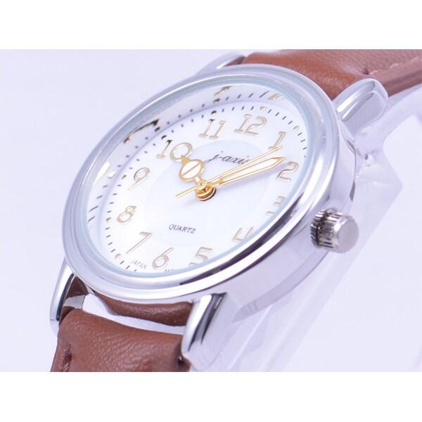 J-AXIS Women's AL1280-BR (Women's Fashion Watch Brown Sun Flame) Round Watch Brown Analog