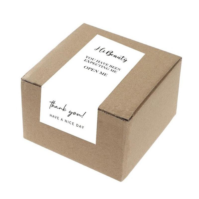 50 Pcs Thank You Decoration Stickers Seal Labels Small Business Commodity Packaging Sealing Stickers Personalized Package Label