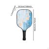 Fiberglass Pickleball Racket Paddle for Power Competition Balance Blue