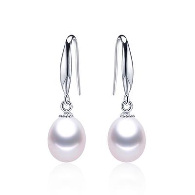 New High Quality Natural Freshwater Pearl Women Drop Earrings Fashion Simple Earrings for Women Wedding Jewelry Gift