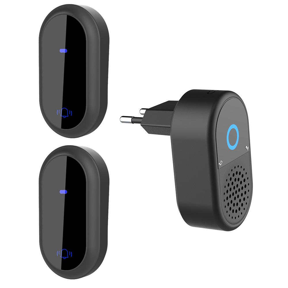 Новий бездротовий дверний дзвінок з живленням від енергії руху, висока гучність 433 МГц для складу або вулиці біля вілли