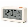Kooco Radio Clock Desk Digital Alarm 12 24 Hour Week Date Temperaturehumidity Display Large Character Snooze Visible Night Multifunctional Easy Set