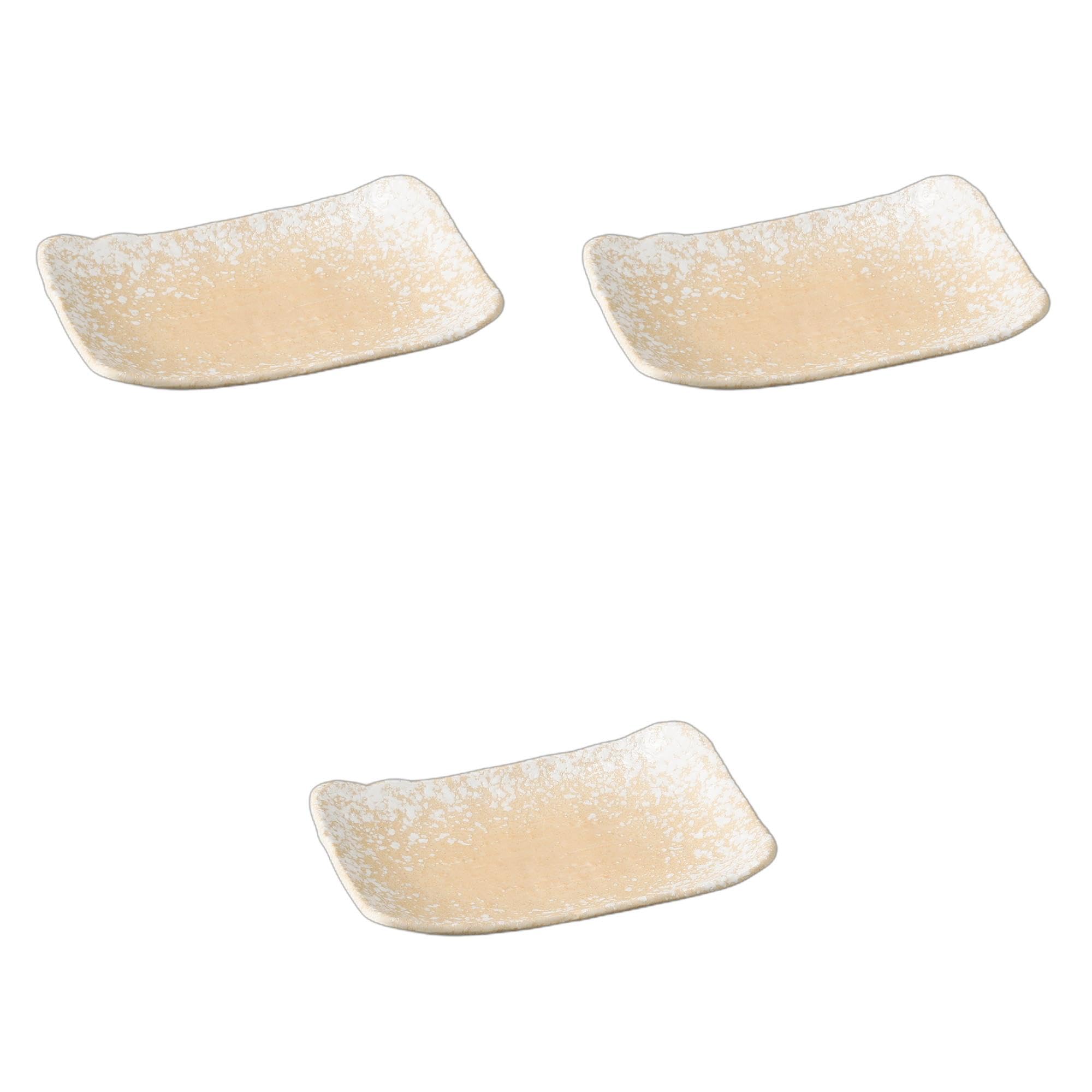 

Set of 3 White Blown Yakitori Plates x x Reinforced Ceramic Yakitori Plates by Setomonohonpo 7.0cm [19.3 12.5 2.6cm]