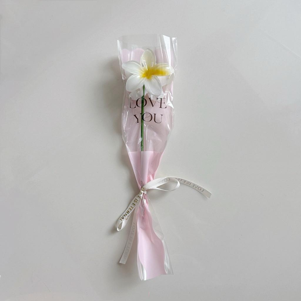 

Plumeria Flower Fake Flower Gifts Plastic Hair Claw Clip Bouquet Wedding Guests Gifts Graduation Flower Mother s Day Gift
