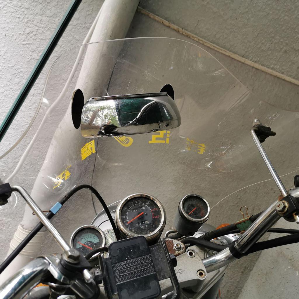Motorrad Rückspiegel, 180 Grad Weitwinkel Sicherheits-Rückspiegel Toter-Winkel-Spiegel Für Motorrad Cruiser Sportmotorrad Straßenmotorrad Roller