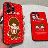 Cute M-Monchhichis-a Phone Case For IPhone 17 16 15 14 13 12 11 Pro Max Plus Mini Silicone Black Cover