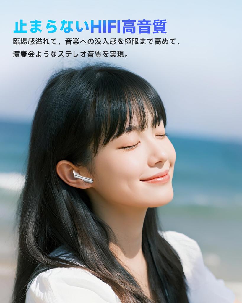 Bluetooth Wireless Earphones [2026 Latest Bluetooth 6.1] Bluetooth Wireless Headset