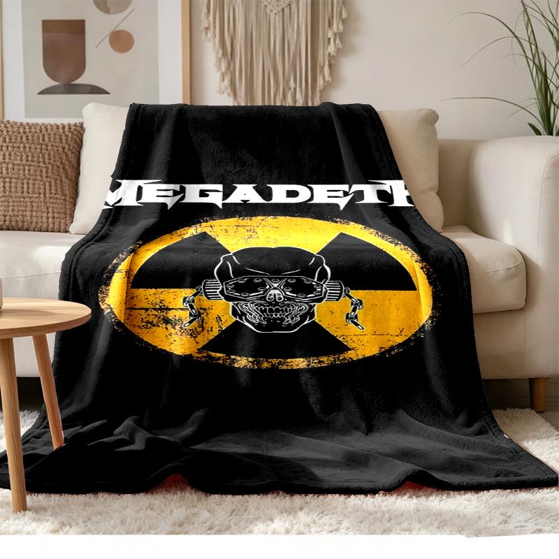 Megadeth Soft and Comfortable Flannel Suitable for Sofas Living Rooms Outdoor Camping Travel and Also Makes a Great Anniversary Gif