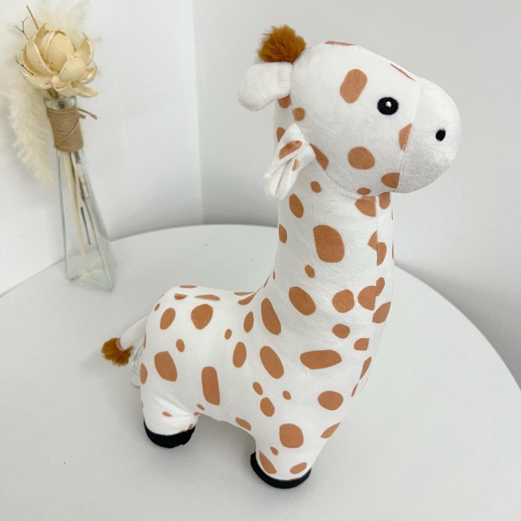 New Cute Giraffe Deer Plush Toy - Baby Comfort Doll for Children's Room Decoration