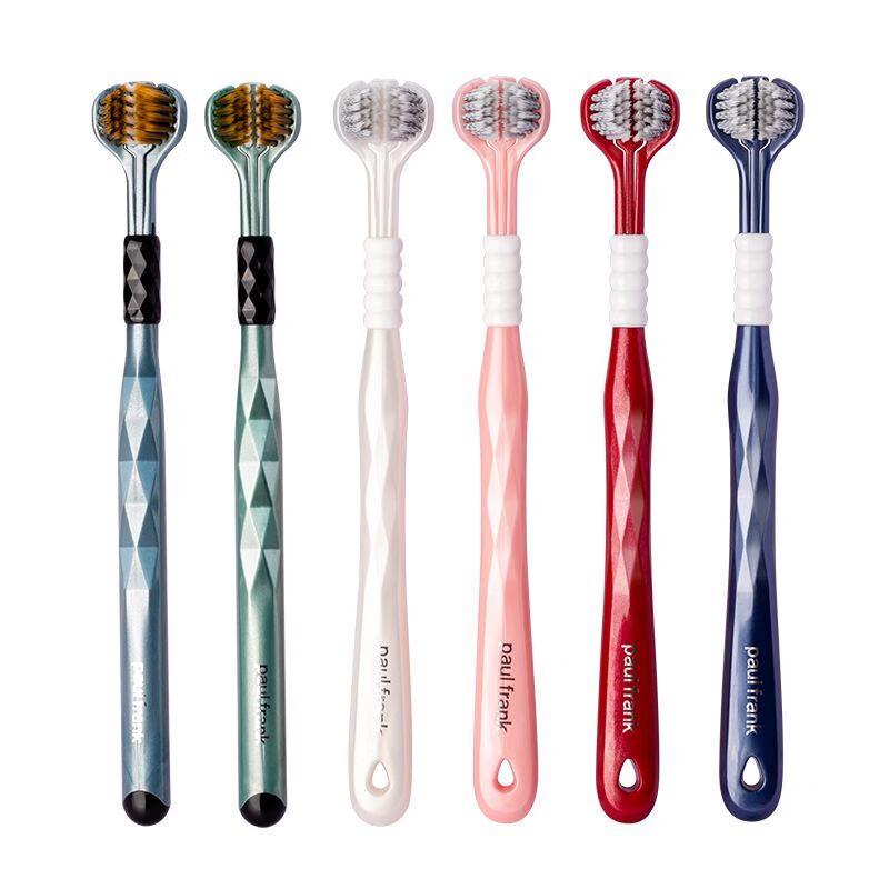 Paul Frank U-Shaped 3-Sided Toothbrush Family 6-Pack