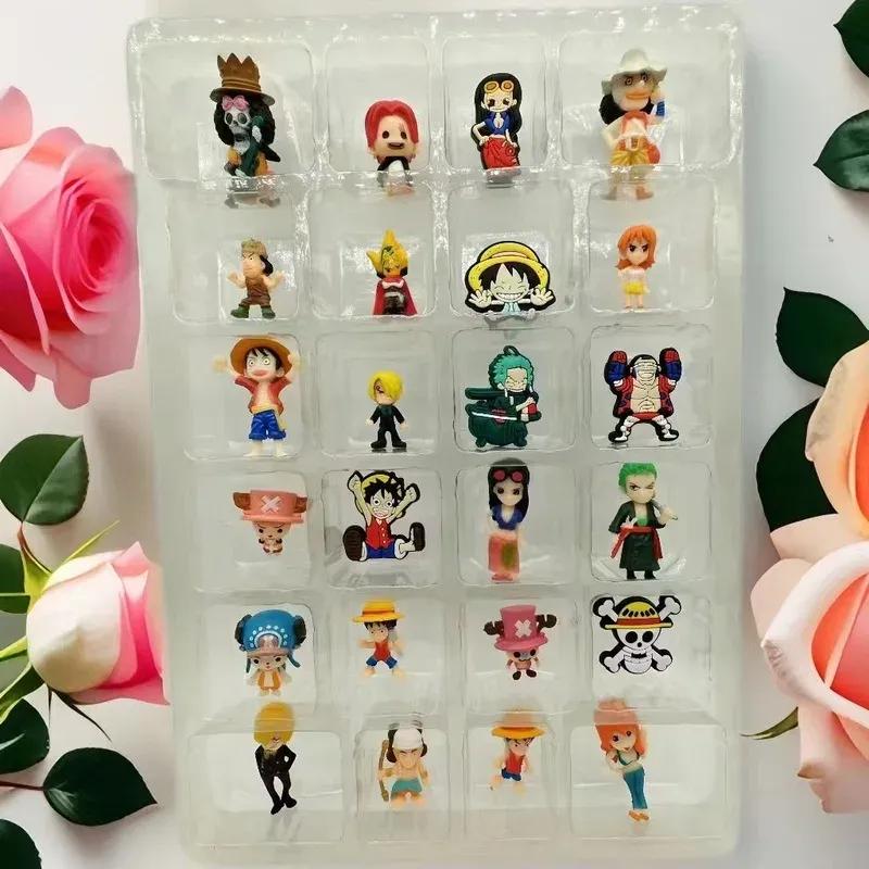 One Piece Christmas Advent Calendar Day Fun 24 Days Halloween Countdown Blind Box Anime Christmas Collection Toy Gifts